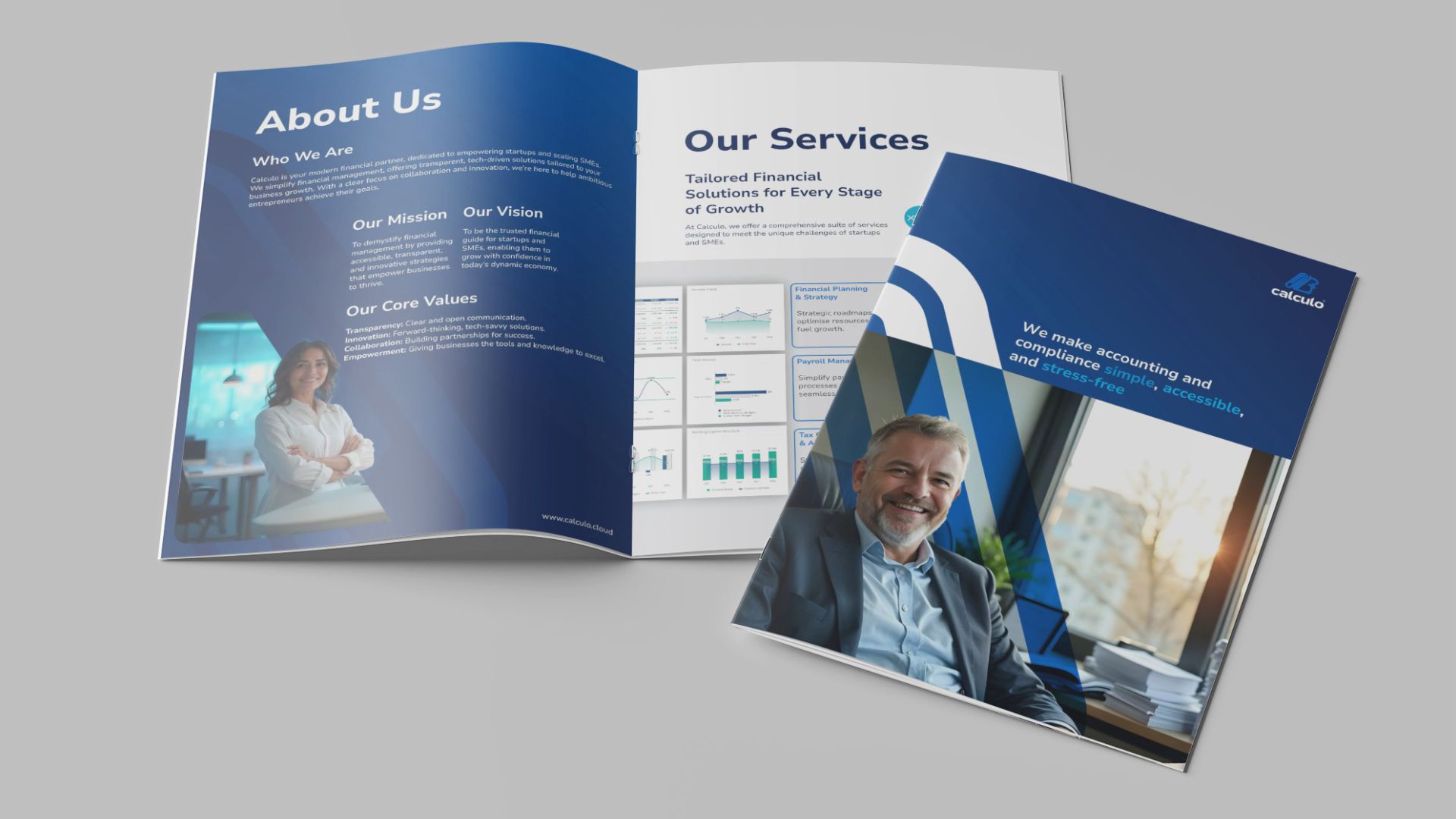 Calculo professional brand collateral